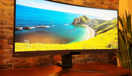 【BenQ EW3880R レビュー】没入感が桁違い！圧倒的解像度で2画面分割機能が超便利なマルチメディア湾曲モニター