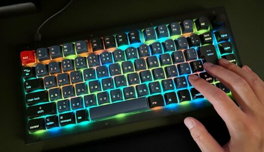 【Keychron V1 レビュー】これぞ至高の打鍵感！バックライトとキーマップをカスタマイズできるWin/Mac対応のノブ付きメカニカルキーボード