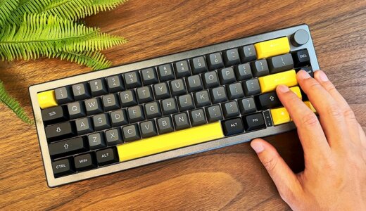 【Epomaker EK68 レビュー】コンパクトで心地よい打鍵感！イルミネーションパターンが豊富なゲーミングメカニカルキーボード